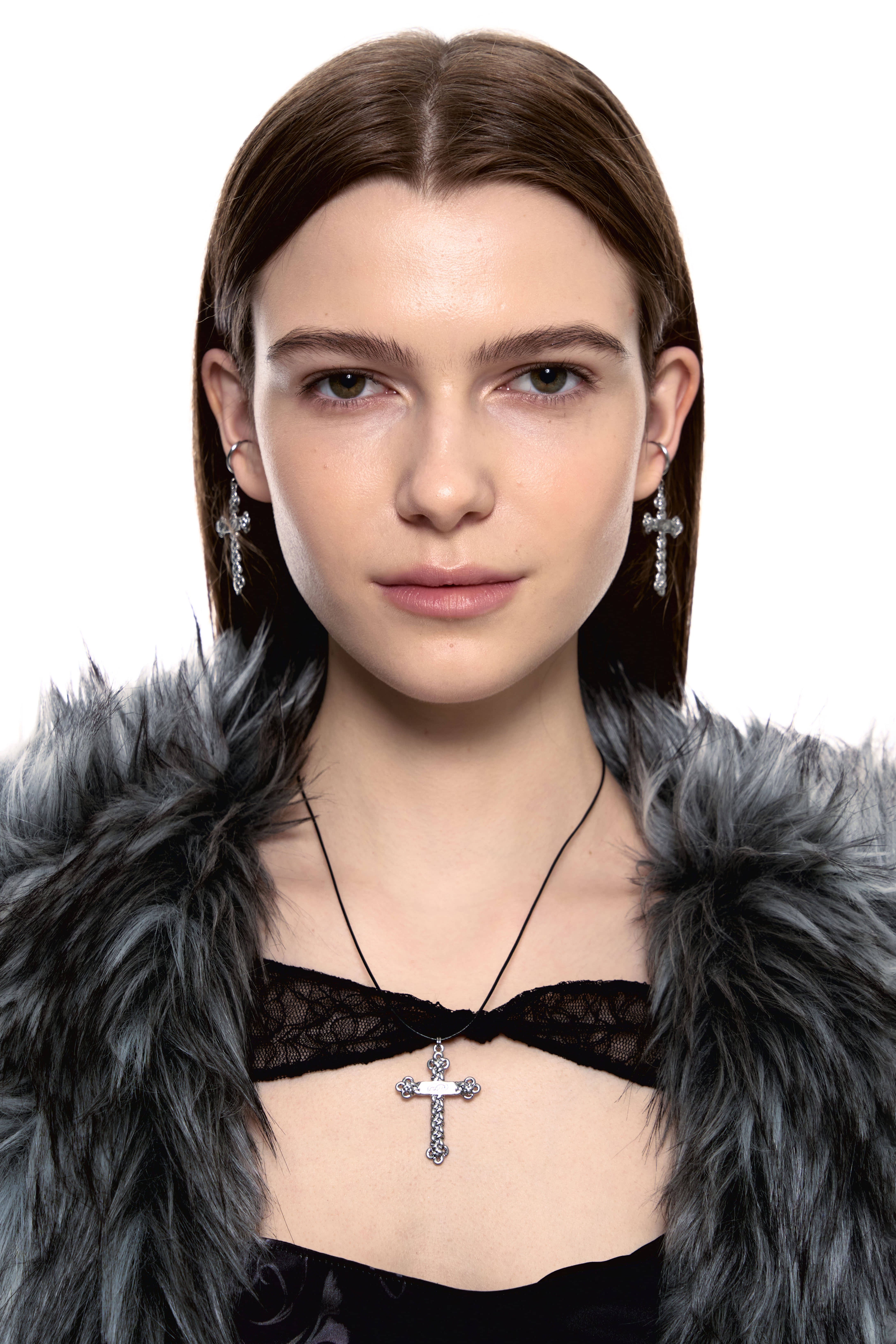 【SENTIMENTS】NO.475 KNOT CROSS LEATHER NECKLACE / 追跡付 SENTIMENTS】NO.475 KNOT CROSS LEATHER NECKLACE / 追跡付
