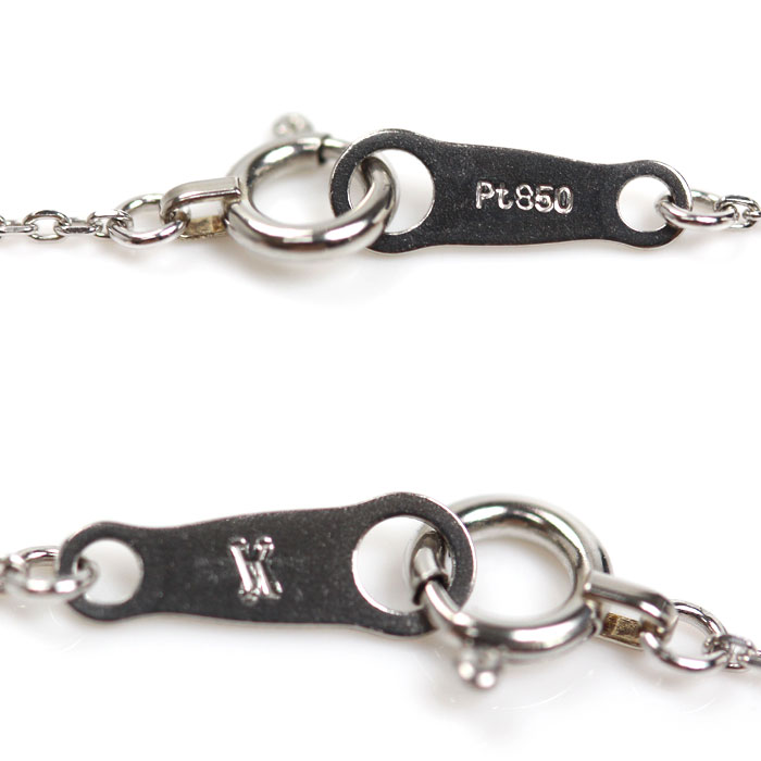 Vendome Aoyama ヴァンドーム青山 Pt950/Pt850 プラチナ グレース ネックレス ダイヤモンド0.19ct 2.4g 40cm レディース 中古 Vendome Aoyama ヴァンドーム青山 Pt950/Pt850 プラチナ グレース ネックレス ダイヤモンド0.19ct 2.4g 40cm レディース 中古