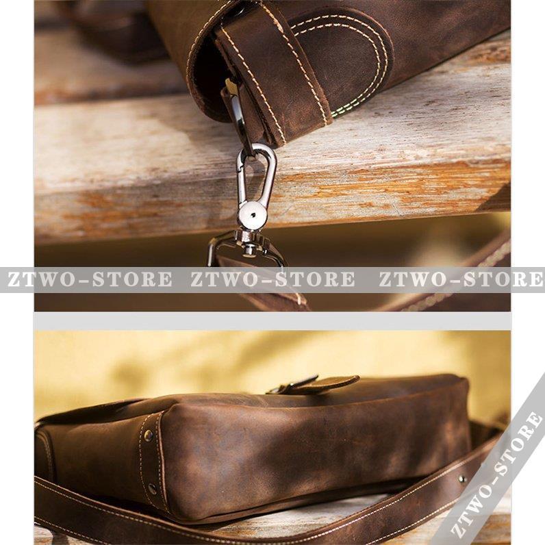 メッセンジャーバッグ ショルダーバッグ メンズ 本革 レザー 斜め掛け