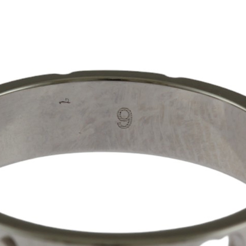 グッチ アモール アイコン リング 指輪 8.5号 18金 K18ホワイトゴールド GUCCI 中古 美品 グッチ アモール アイコン リング 指輪 8.5号 18金 K18ホワイトゴールド GUCCI 中古 美品