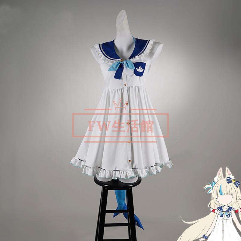 【新品開催 即納】バーチャルYouTuber VTuber ホロライブ がうる・ぐら Gawr Gura コスプレ衣装 コスチューム cosplay イベント演出服アニメ変装仮装 ハロウィン