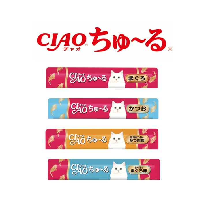 CIAO (チャオ) ちゅ~る まぐろ・かつおバラエティ 120本 CIAO (チャオ) ちゅ~る まぐろ・かつおバラエティ 120本