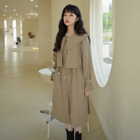 【取寄:納期2週間】コート レディース トレンチコート ウィンドブレーカー シック デザイン アウター 羽織り おしゃれ ジャケット 秋コート スプリングコート コート レディース トレンチコート 【取寄:納期2週間】コート レディース トレンチコート ウィンドブレーカー シック デザイン アウター 羽織り おしゃれ ジャケット 秋コート スプリングコート コート レディース トレンチコート