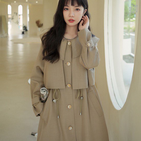 【取寄:納期2週間】コート レディース トレンチコート ウィンドブレーカー シック デザイン アウター 羽織り おしゃれ ジャケット 秋コート スプリングコート コート レディース トレンチコート 【取寄:納期2週間】コート レディース トレンチコート ウィンドブレーカー シック デザイン アウター 羽織り おしゃれ ジャケット 秋コート スプリングコート コート レディース トレンチコート