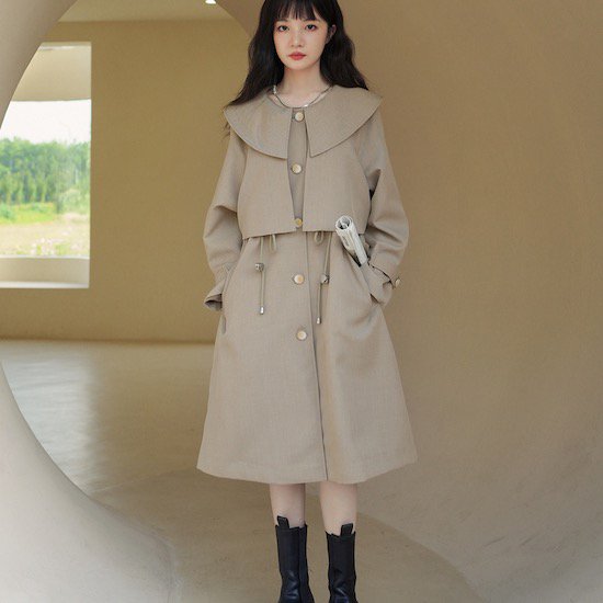 【取寄:納期2週間】コート レディース トレンチコート ウィンドブレーカー シック デザイン アウター 羽織り おしゃれ ジャケット 秋コート スプリングコート コート レディース トレンチコート 【取寄:納期2週間】コート レディース トレンチコート ウィンドブレーカー シック デザイン アウター 羽織り おしゃれ ジャケット 秋コート スプリングコート コート レディース トレンチコート