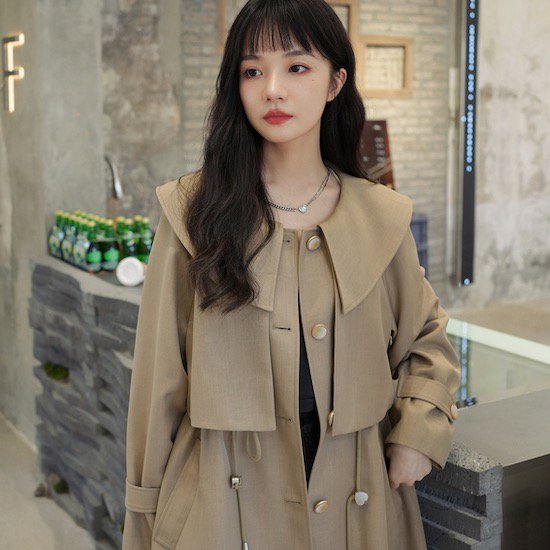 【取寄:納期2週間】コート レディース トレンチコート ウィンドブレーカー シック デザイン アウター 羽織り おしゃれ ジャケット 秋コート スプリングコート コート レディース トレンチコート 【取寄:納期2週間】コート レディース トレンチコート ウィンドブレーカー シック デザイン アウター 羽織り おしゃれ ジャケット 秋コート スプリングコート コート レディース トレンチコート