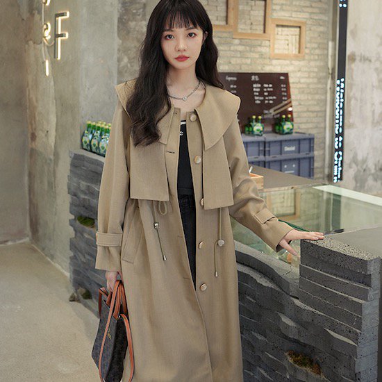 【取寄:納期2週間】コート レディース トレンチコート ウィンドブレーカー シック デザイン アウター 羽織り おしゃれ ジャケット 秋コート スプリングコート コート レディース トレンチコート 【取寄:納期2週間】コート レディース トレンチコート ウィンドブレーカー シック デザイン アウター 羽織り おしゃれ ジャケット 秋コート スプリングコート コート レディース トレンチコート
