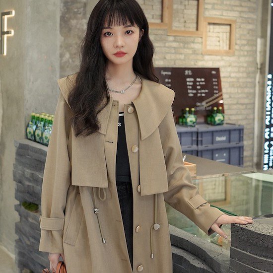 【取寄:納期2週間】コート レディース トレンチコート ウィンドブレーカー シック デザイン アウター 羽織り おしゃれ ジャケット 秋コート スプリングコート コート レディース トレンチコート 【取寄:納期2週間】コート レディース トレンチコート ウィンドブレーカー シック デザイン アウター 羽織り おしゃれ ジャケット 秋コート スプリングコート コート レディース トレンチコート