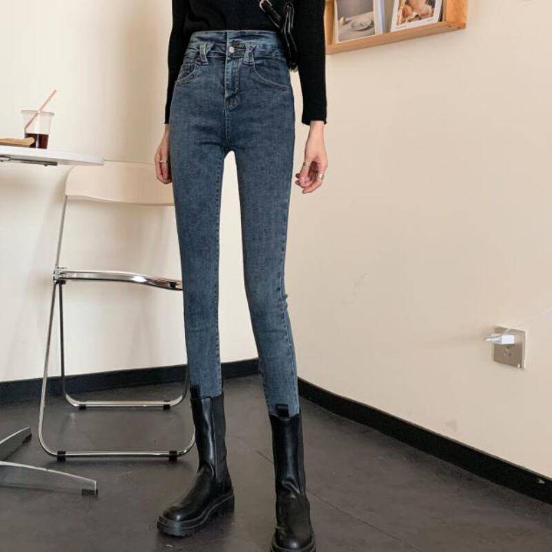 レディース ボトムス デニム ジーンズ パンツ ブラック ブルー お洒落 おしゃれ 春夏 秋冬 秋 冬 ママ ママコーデ 20代 30代 40代 デート お出かけ 普段使い 韓国 トレンド 可愛い 大