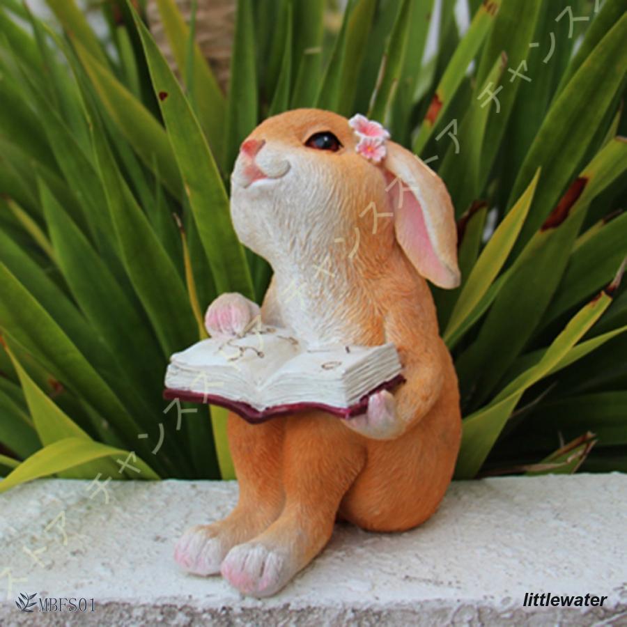早いもの胜ち ガーデン雑貨 うさぎ ガーデン飾り置き物 ディスプレイ ウサギ置物 カントリー 可愛い雑貨 ウサギ雑貨 ガーデンオーナメント ガーデニング置物 庭の装飾 花壇