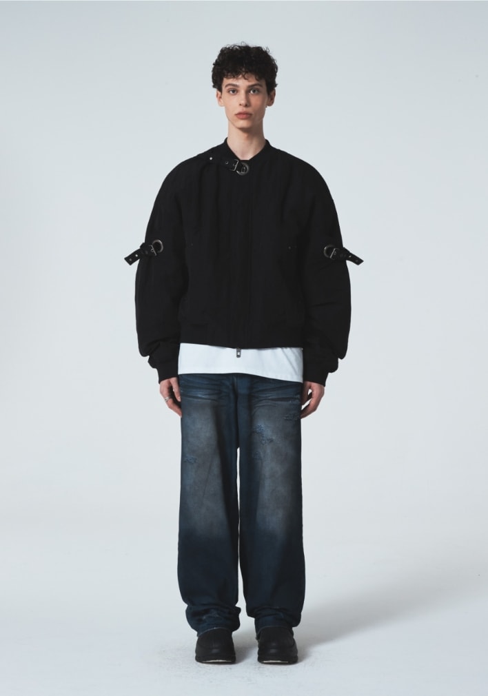 【MAISON MINED】 LINK EYELET STRAP MA-1 mdprevattcaulkingandwaterproofing.com