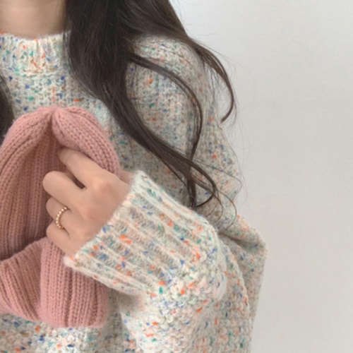 カラフルガーリーニット セーター. ニット トップス レディース 可愛い オルチャン 韓国 A2253 カラフルガーリーニット セーター. ニット トップス レディース 可愛い オルチャン 韓国 A2253