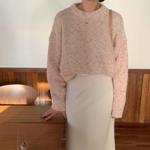 カラフルガーリーニット セーター. ニット トップス レディース 可愛い オルチャン 韓国 A2253 カラフルガーリーニット セーター. ニット トップス レディース 可愛い オルチャン 韓国 A2253