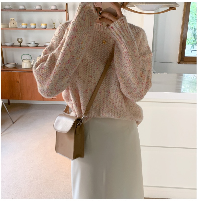 カラフルガーリーニット セーター. ニット トップス レディース 可愛い オルチャン 韓国 A2253 カラフルガーリーニット セーター. ニット トップス レディース 可愛い オルチャン 韓国 A2253