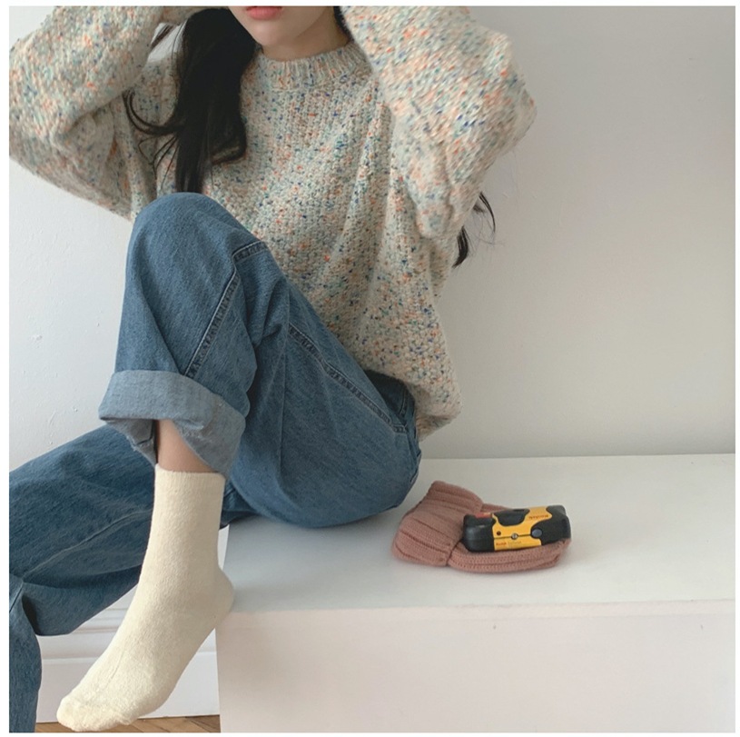 カラフルガーリーニット セーター. ニット トップス レディース 可愛い オルチャン 韓国 A2253 カラフルガーリーニット セーター. ニット トップス レディース 可愛い オルチャン 韓国 A2253