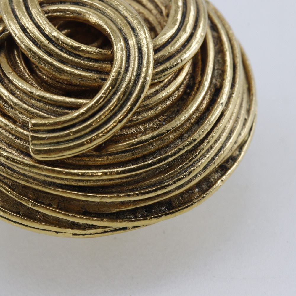 ココマーク ヴィンテージ イヤリング 金メッキ 94A 約26g レディース 中古品