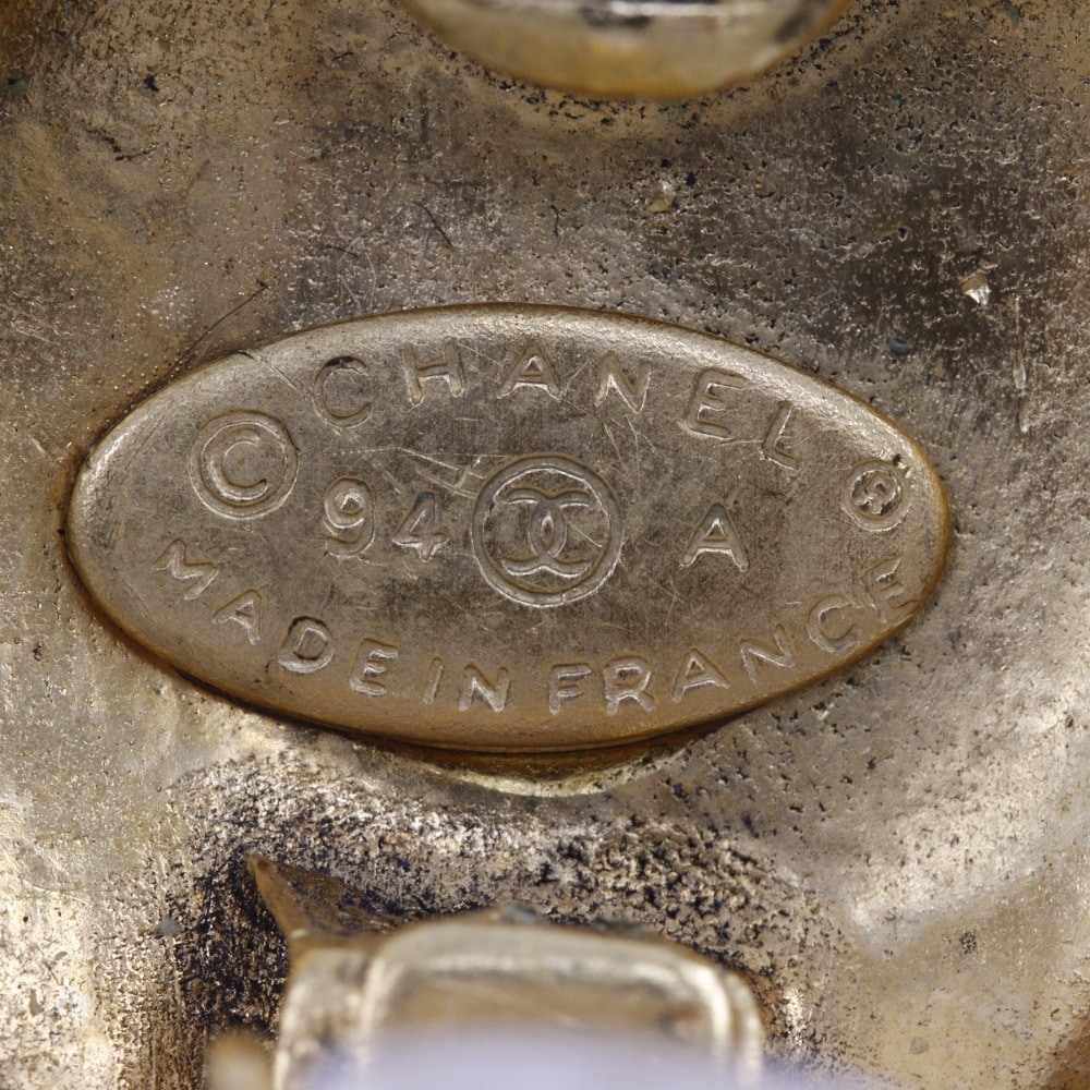 ココマーク ヴィンテージ イヤリング 金メッキ 94A 約26g レディース 中古品