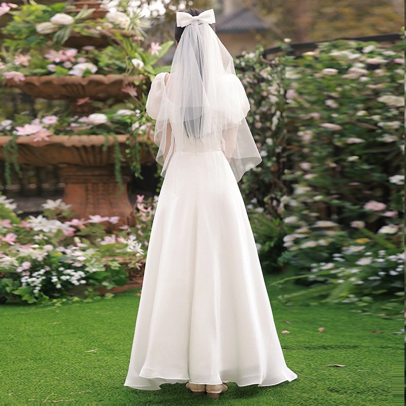 小さなドレスライトウェディングドレス2025花嫁モリスーパーシンな屋外服と襟証明書登録リトルホワイトスカート 小さなドレスライトウェディングドレス2025花嫁モリスーパーシンな屋外服と襟証明書登録リトルホワイトスカート