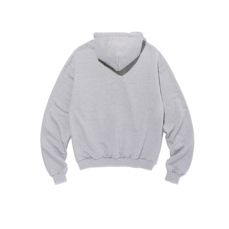 WOOALONG オーバーダイ セットアップ パーカー - グレー WOOALONG オーバーダイ セットアップ パーカー - グレー