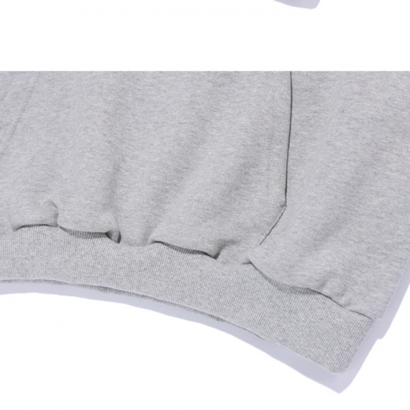 WOOALONG オーバーダイ セットアップ パーカー - グレー WOOALONG オーバーダイ セットアップ パーカー - グレー