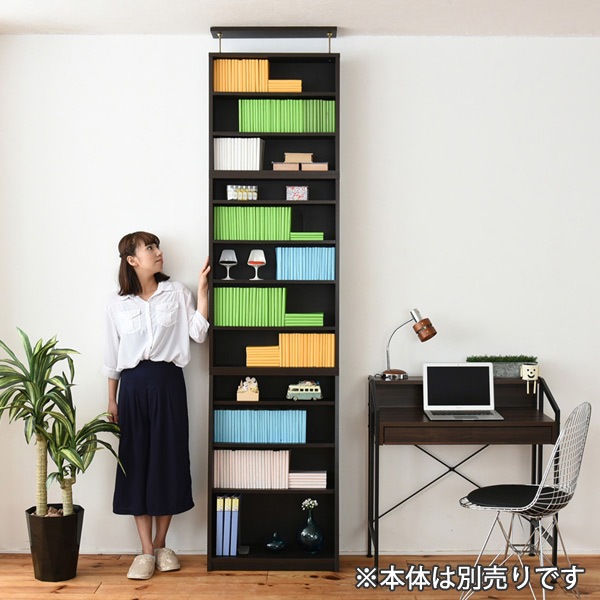 専用上置き棚 1cmピッチ 薄型 ブックシェルフ用 幅60cm