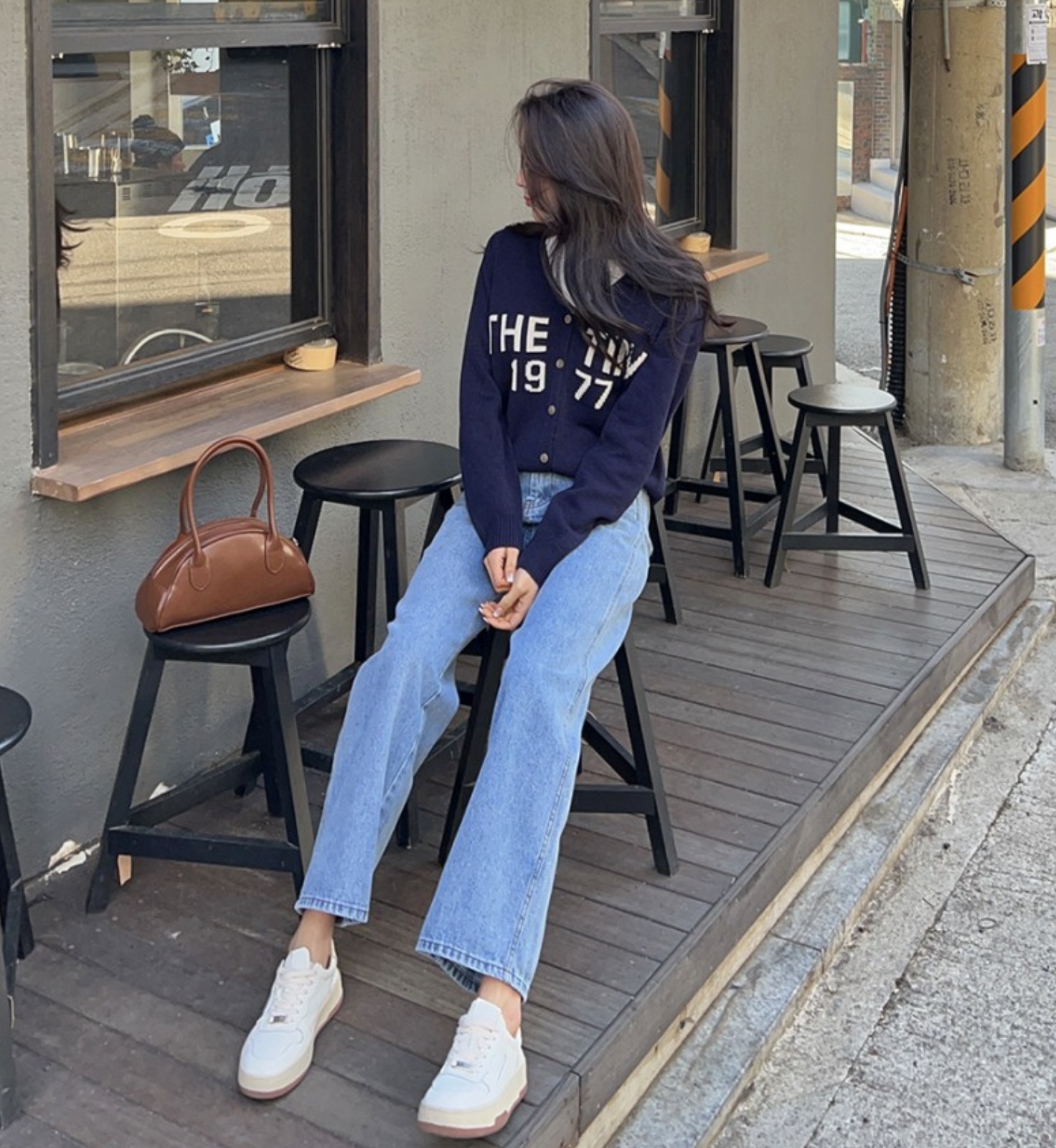 トップス カーディガン ニット ニットガーディガン 袖あり 長袖 Vネック リブ ボタン ロゴ かわいい 大人可愛い カジュアル 大人 上品 おしゃれ お洒落 かっこいい 大人可愛い 大人女子