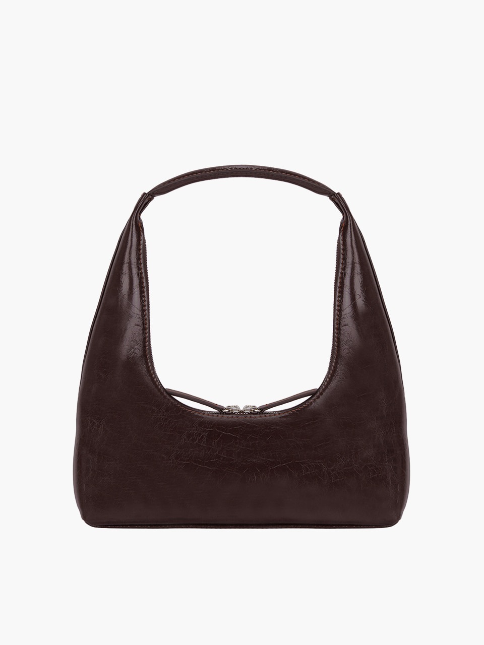 【MARGESHERWOOD】 HOBO SHOULDER : DARK BROWN CRINKLE 【MARGESHERWOOD】 HOBO SHOULDER : DARK BROWN CRINKLE