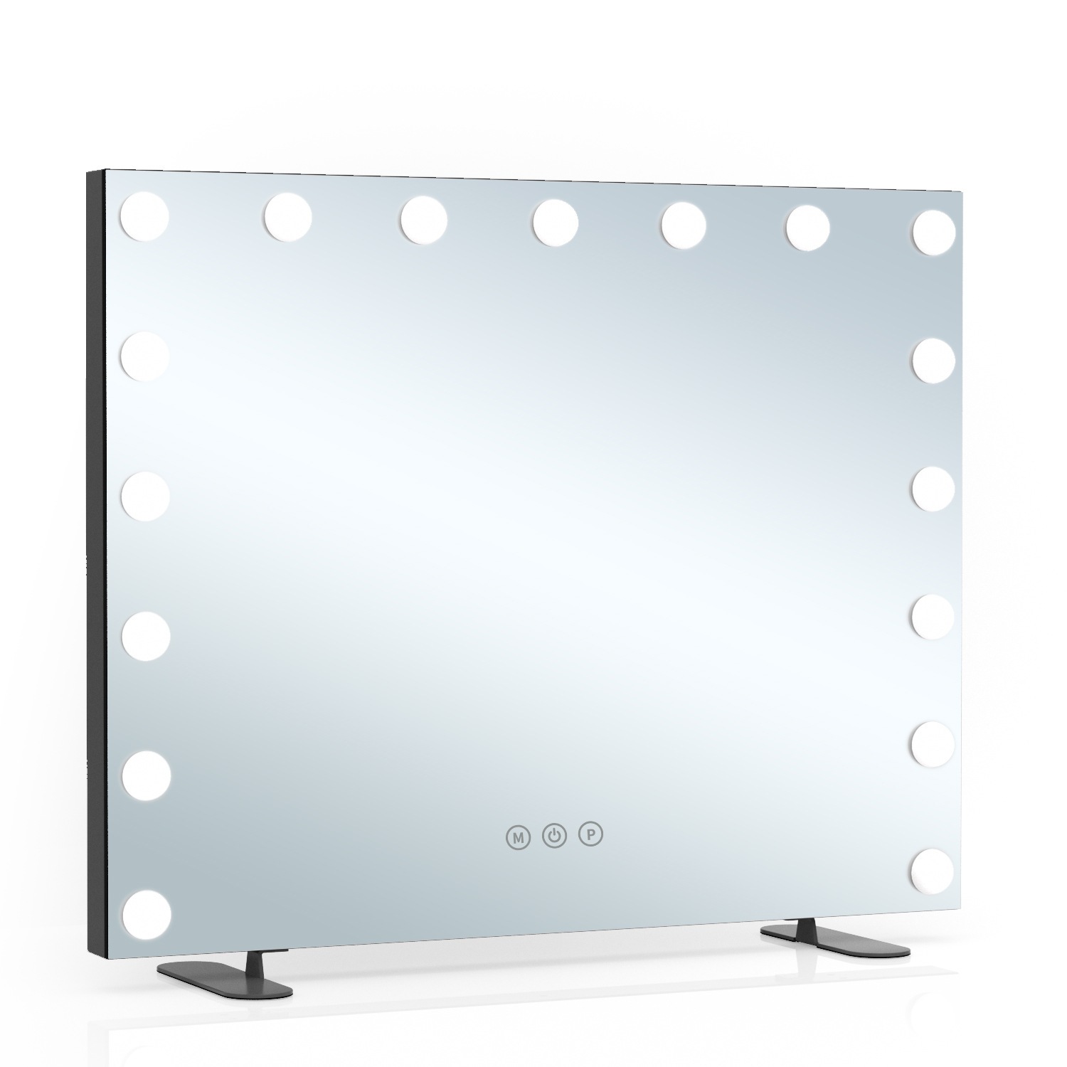 （源流大工場製造）新作デックスデスクトップハリウッド電球ミラー寝室デスクトップledハリウッド化粧ミラーライト付き