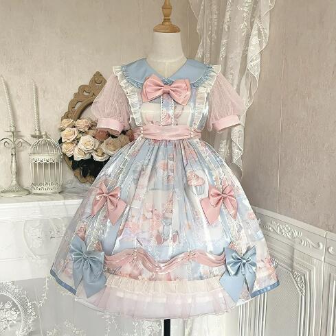 lolita ワンピース　コスプレー衣服