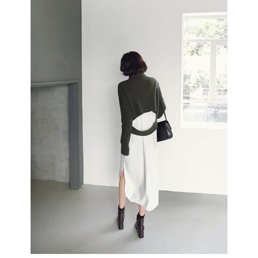 春 夏 シャツワンピ レディース シャツ 白 ロングシャツ 長袖ワンピース 不規則裾 長袖シャツ 気質アップ 重ね着 シャツワンピース ブラウス 春秋