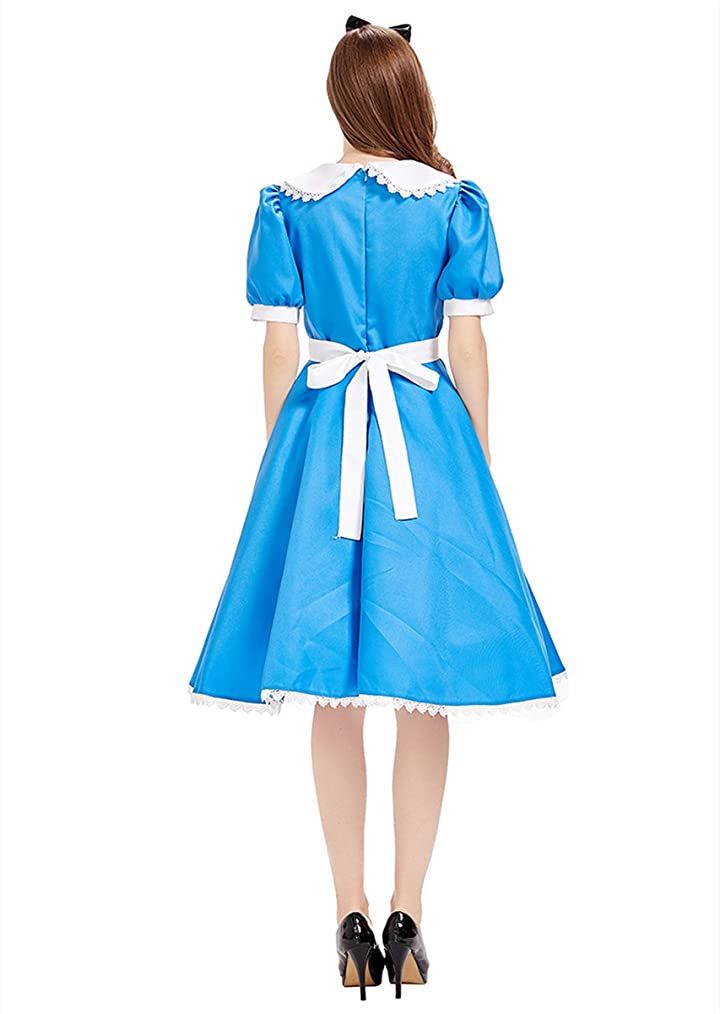 アリス コスプレ 衣装 大人 アリスコス コスチューム ハロウィン タトゥーシール付き 2点セット mdprevattcaulkingandwaterproofing.com