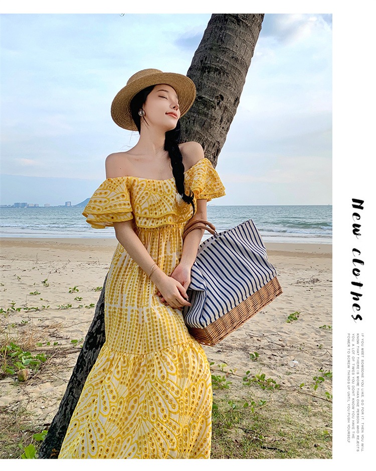 リゾートワンピース 花柄レディース ワンピ ボヘミアン風 ワンピース マキシワンピース リゾートワンピ ロング 旅行 海辺 沖縄 ハワイ ボヘミアン ワンピ花柄ロングスカート 海デートロングワンピー