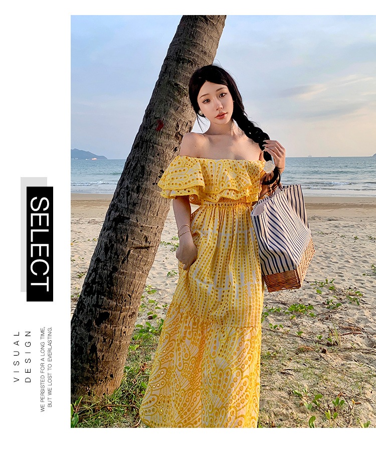 リゾートワンピース 花柄レディース ワンピ ボヘミアン風 ワンピース マキシワンピース リゾートワンピ ロング 旅行 海辺 沖縄 ハワイ ボヘミアン ワンピ花柄ロングスカート 海デートロングワンピー