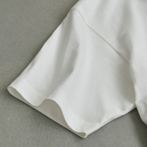 【文字入れ可能受注生産】ウサギの女の子　メイド　ケモナー　おかりなさい オーガニックコットンTシャツ