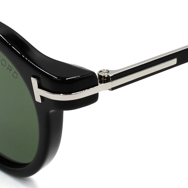 サングラス FT1234-D/S 01A 51 EYEWEAR TF1234 ブラック シルバー ダークグリーン アジアンフィット メンズ レディース ユニセックス