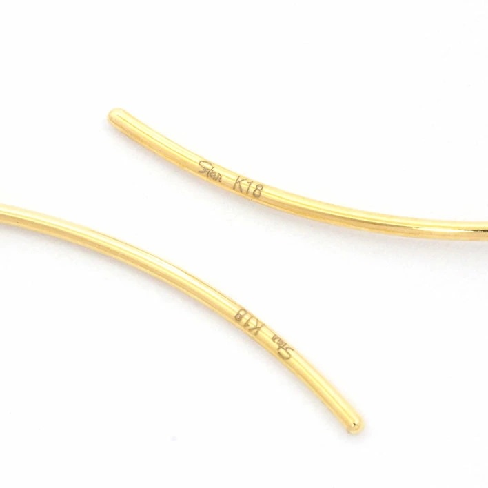 【美品】スタージュエリー スター パール フープタイプ K19YG 本真珠 【ピアス】 【美品】スタージュエリー スター パール フープタイプ K19YG 本真珠 【ピアス】