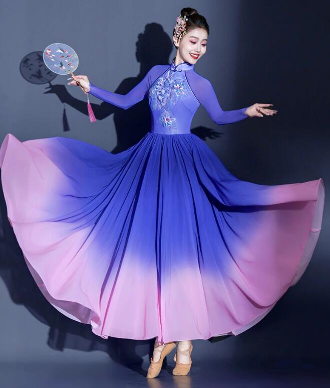 モダンダンス 社交ダンス 古典ダンス ワンピース 大きい裾 広がる 中指にかける きれいな刺繍 舞台演出ロングドレス 合唱団 民族風 モダンドレス 発表会 イベント 演奏会 大きいサイズ S M L モダンダンス 社交ダンス 古典ダンス ワンピース 大きい裾 広がる 中指にかける きれいな刺繍 舞台演出ロングドレス 合唱団 民族風 モダンドレス 発表会 イベント 演奏会 大きいサイズ S M L