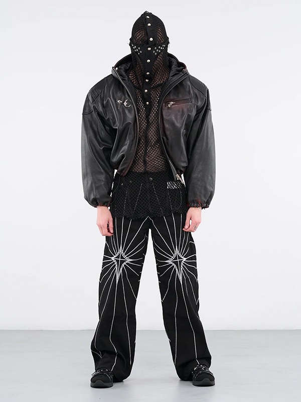 【Thug Club】 MIthril Hoodie Sleeve [正規品] THUGCLUB フーディー 韓国 サグクラブ パーカー メッシュ