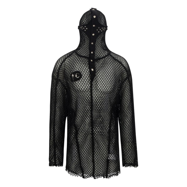 【Thug Club】 MIthril Hoodie Sleeve [正規品] THUGCLUB フーディー 韓国 サグクラブ パーカー メッシュ