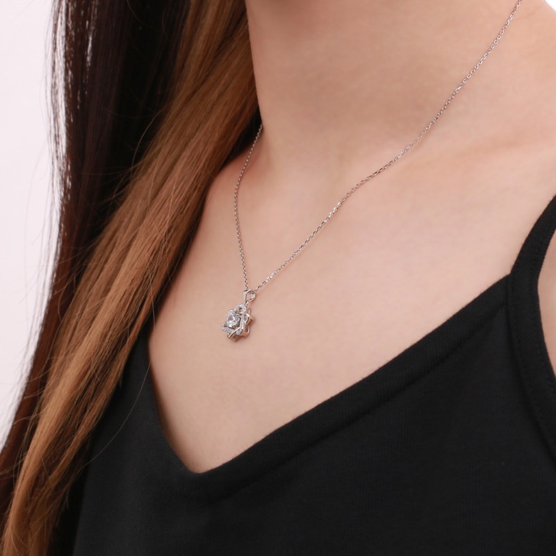 S925 六芒星 ネックレス [fhns011-silver]