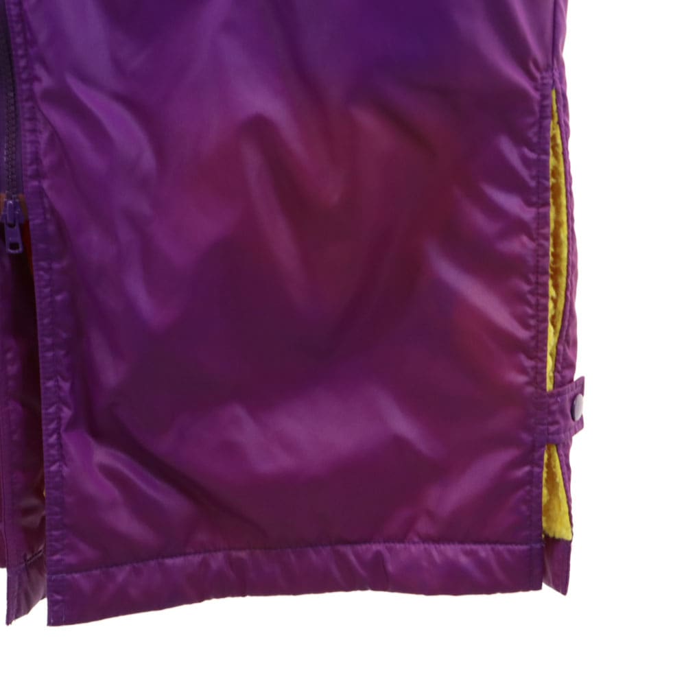 NBA オールド バックロゴ ロサンゼルス・レイカーズ 中綿 ベンチコート M パープル 裏ボア Los Angeles Lakers メンズ