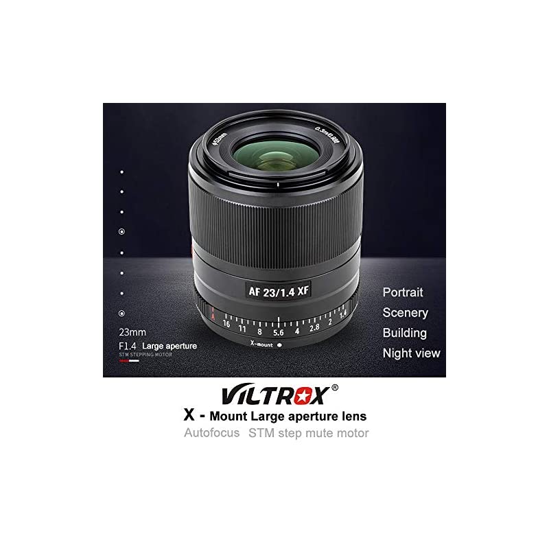 23mm F1.4 Xマウントオートフォーカスレンズ Fuji用 ステッピングモーター 10群11枚