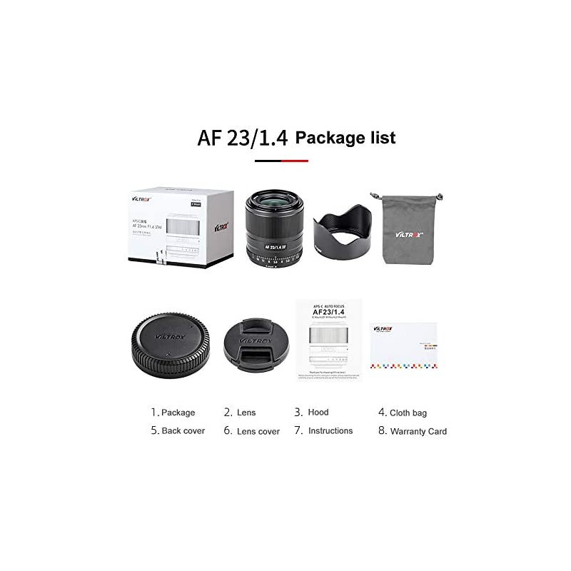 23mm F1.4 Xマウントオートフォーカスレンズ Fuji用 ステッピングモーター 10群11枚