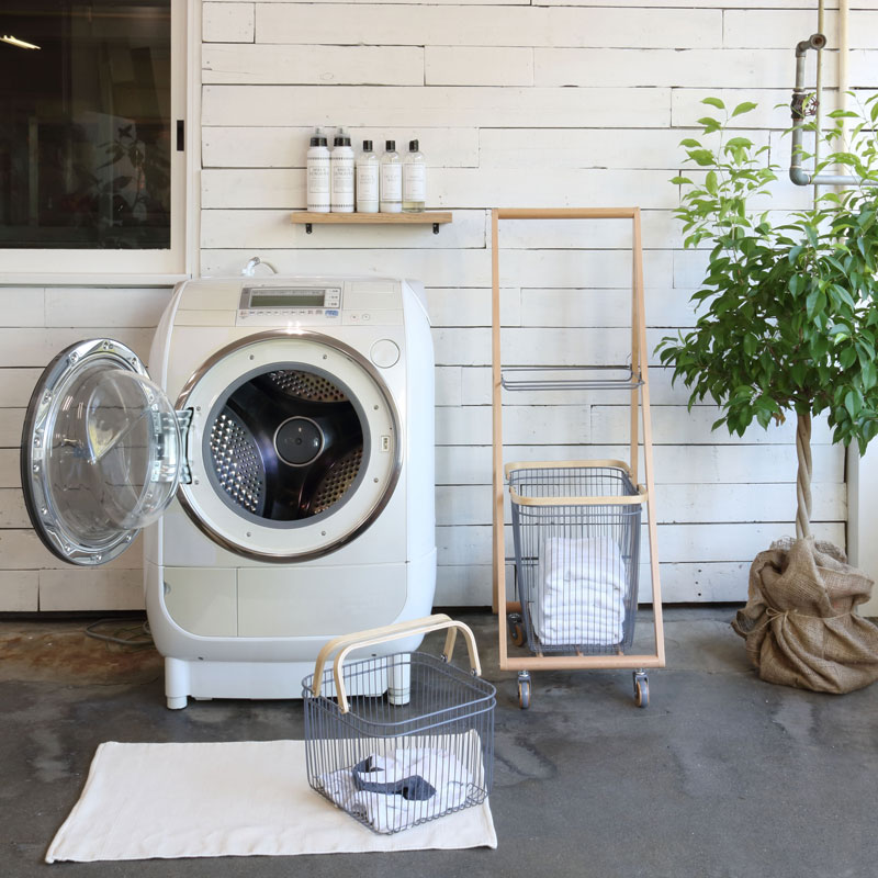 ランドリーバスケット おしゃれ ラック ランドリーワゴン 洗濯 カゴ キッチン収納 マルチラック 北欧 収納ラック キャリーバスケットワゴン リビング シンプル 新生活 バスケット L ラック Lサイ