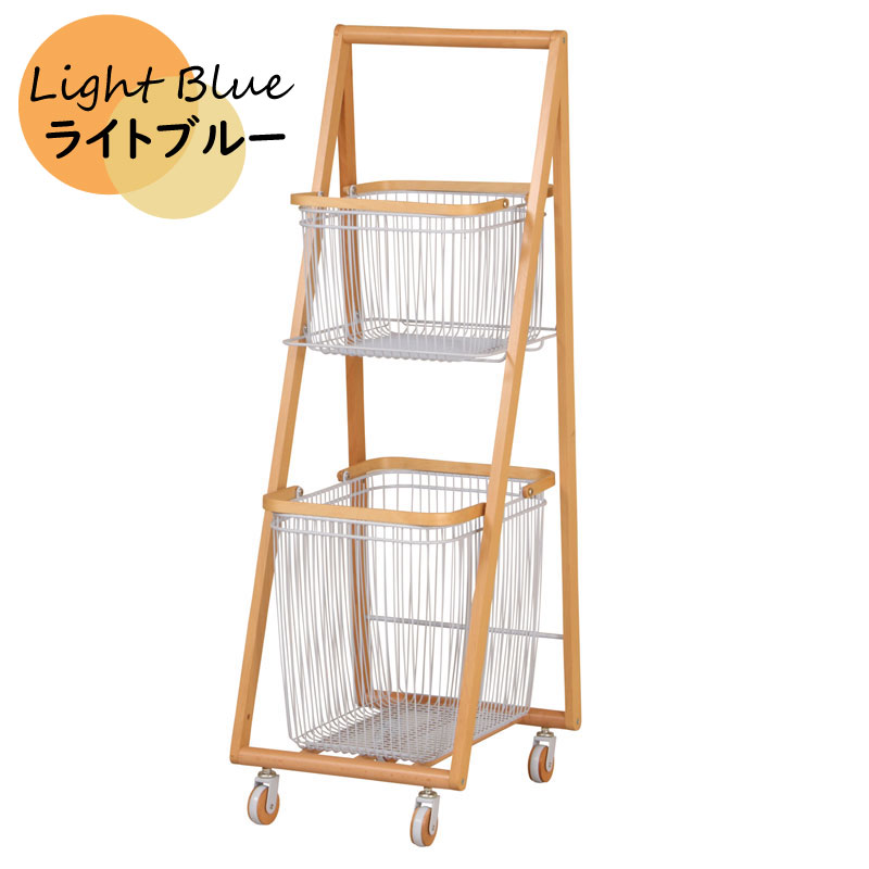ランドリーバスケット おしゃれ ラック ランドリーワゴン 洗濯 カゴ キッチン収納 マルチラック 北欧 収納ラック キャリーバスケットワゴン リビング シンプル 新生活 バスケット L ラック Lサイ