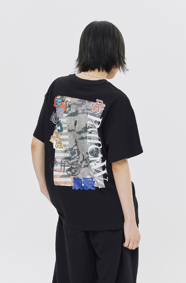 ROMANTIC CROWN】 CROSSWALK LOGO TEE SHIRT Tシャツ・カットソー