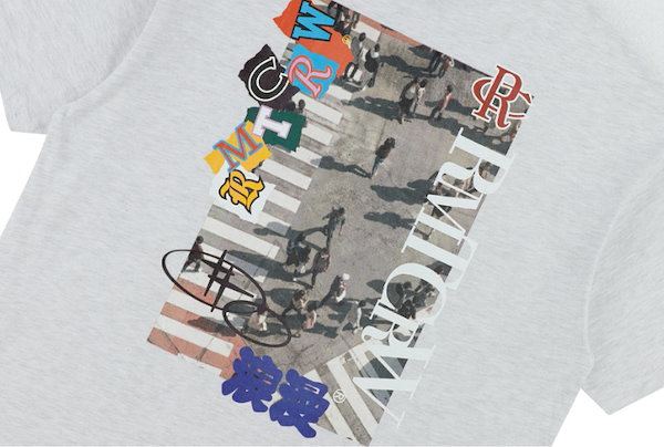 ROMANTIC CROWN ♥CROSSWALK LOGO TEE SHIRT/追跡付 A'GEM/9 × .kom 『ROMANTIC CROWN/ロマンティック クラウン