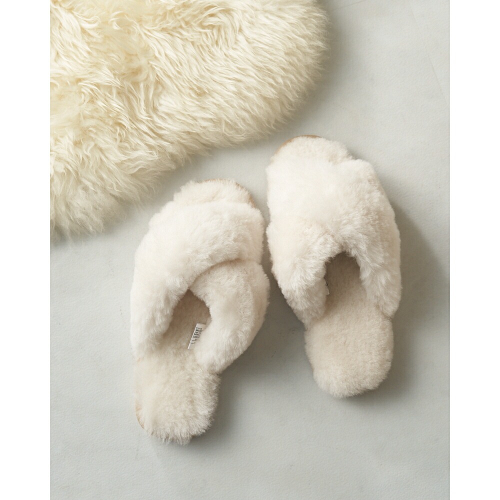 【公式】EMU Australia エミュ Mayberry メイベリー シープスキン ムートン サンダル スリッパ ファーサンダル ルームシューズ ムートンサンダル 天然 あったか モコモコ フ