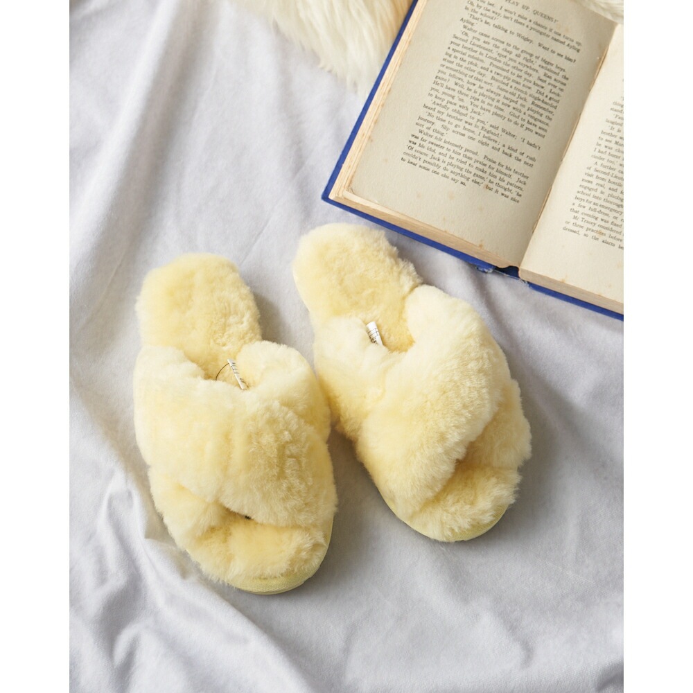 【公式】EMU Australia エミュ Mayberry メイベリー シープスキン ムートン サンダル スリッパ ファーサンダル ルームシューズ ムートンサンダル 天然 あったか モコモコ フ