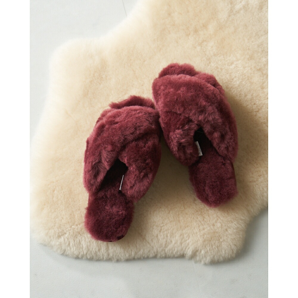 【公式】EMU Australia エミュ Mayberry メイベリー シープスキン ムートン サンダル スリッパ ファーサンダル ルームシューズ ムートンサンダル 天然 あったか モコモコ フ